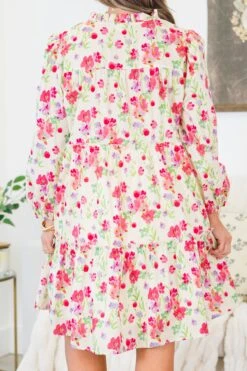 Blush In The Spring Dress, Pink -Chic Soul Store BlushInTheSpringDress Pink