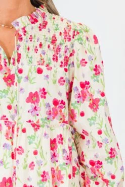 Blush In The Spring Dress, Pink -Chic Soul Store BlushInTheSpringDress Pink 3