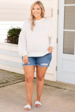 Boardwalk Adventures Shorts, Medium Wash -Chic Soul Store BoardwalkAdventuresShorts MediumWash 3085