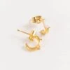 Bold Advances Earrings, Gold