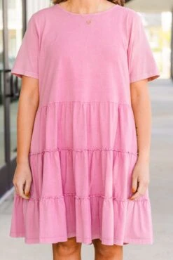 Bold Glamour Dress, Pink -Chic Soul Store BoldGlamourDress Pink 3