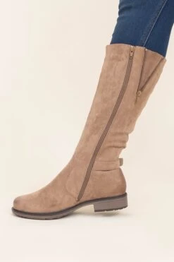 Bold Steps Boots, Taupe -Chic Soul Store BoldStepsBoots Taupe 4
