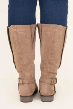 Bold Steps Boots, Taupe -Chic Soul Store BoldStepsBoots Taupe 5