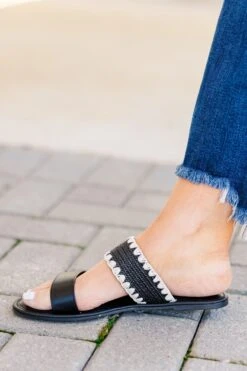 Book My Flight Sandals, Black 11 Book My Flight Sandals, Black -Chic Soul Store BookMyFlightSandals Black 4