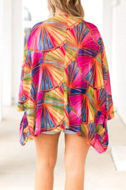 Bora Bora Babe Kimono, Multi -Chic Soul Store BoraBoraBabeKimono Multi 1