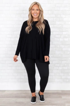 Bouncing Around Leggings, Black 11 Bouncing Around Leggings, Black -Chic Soul Store BouncingAroundLeggings Black 4