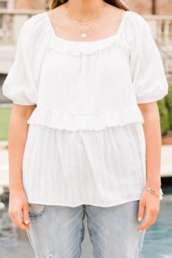 Brand New Chapter Top, Off-White -Chic Soul Store BrandNewChapterTop Off White1