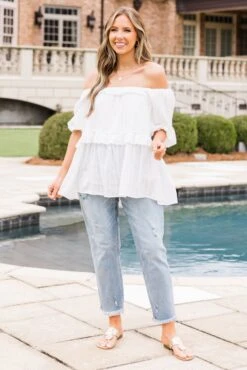 Brand New Chapter Top, Off-White -Chic Soul Store BrandNewChapterTop Off White5