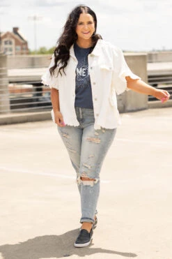 Breaking Hearts Jacket, White -Chic Soul Store BreakingHeartsJacket White 0400