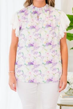 Breathe Freely Top, Lavender -Chic Soul Store BreatheFreelyTop Lavender 2