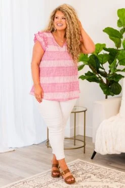 Breeze By Top, Fuchsia -Chic Soul Store BreezeByTop Fuchsia 5