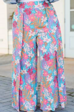 Brighter Than Sunshine Pants, Turquoise -Chic Soul Store BrighterThanTheSunshinePants Turquoise 3