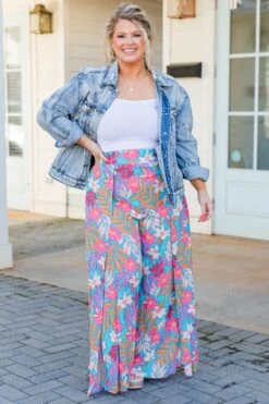 Brighter Than Sunshine Pants, Turquoise -Chic Soul Store BrighterThanTheSunshinePants Turquoise 4