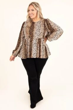 Brilliantly Bold Top, Black Mocha