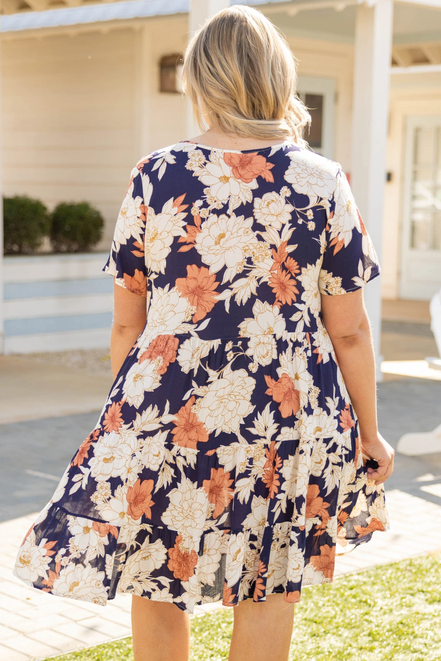 Bring Me More Dress, Navy 7 Bring Me More Dress, Navy - Image 5