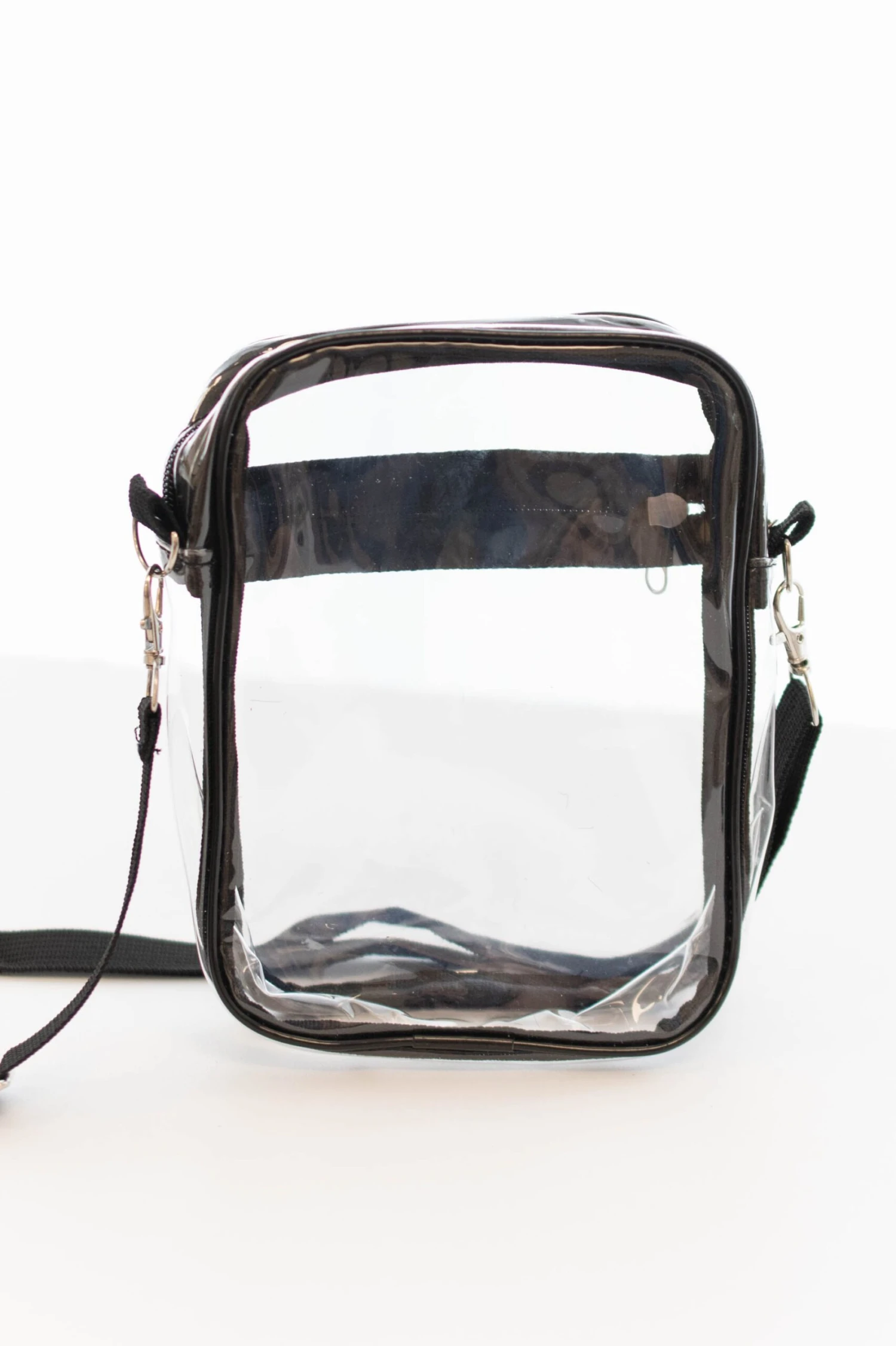Bring The Essentials Clear Bag, Black 3 Bring The Essentials Clear Bag, Black
