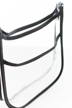 Bringing You With Me Clear Bag, Black -Chic Soul Store BringingYouWithMeClearBag Black 0485