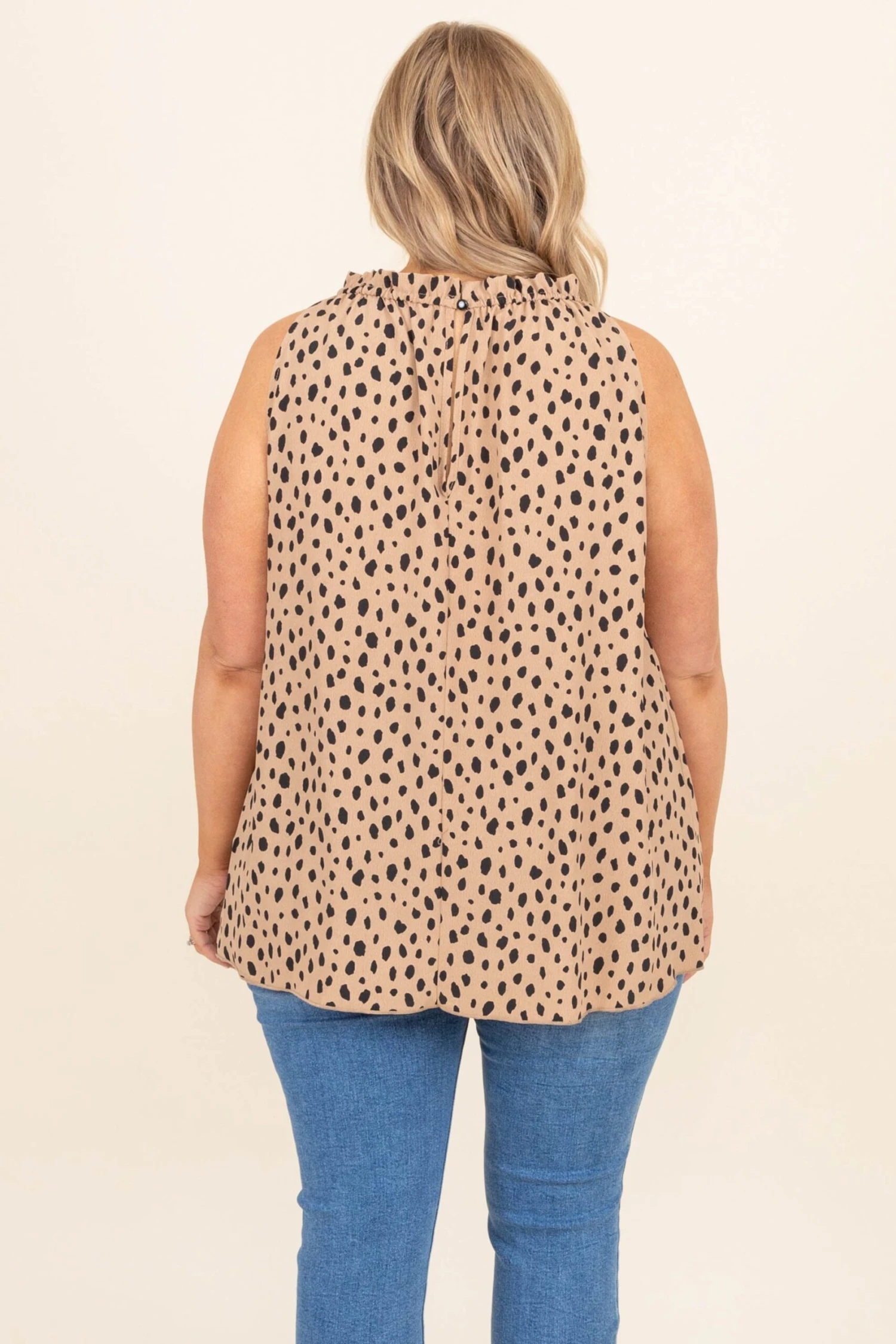 Brunch Get Together Blouse, Mocha 7 Brunch Get Together Blouse, Mocha - Image 5