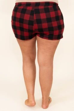 Buffalo Loungin Lounge Shorts, Red 12 Buffalo Loungin Lounge Shorts, Red -Chic Soul Store BuffaloLoungin LoungeShorts Red 0094
