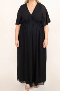 Bungalow Beauty Maxi Dress, Black -Chic Soul Store BungalowBeautyMaxiDress Black 6803