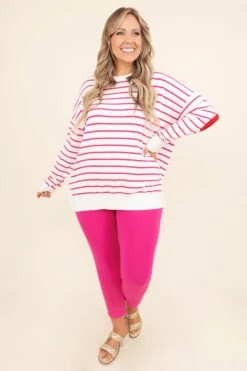 Business Lady Pants, Hot Pink -Chic Soul Store BusinessLadyPants HotPink 8816