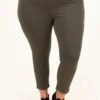 Business Lady Pants, Olive