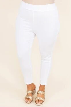 Business Lady Pants, White 10 Business Lady Pants, White -Chic Soul Store BusinessLadyPants White