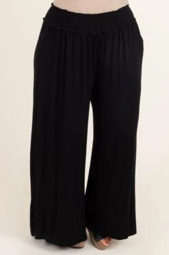 Business Lunch Pants, Black -Chic Soul Store BusinessLunchPants Black 9566