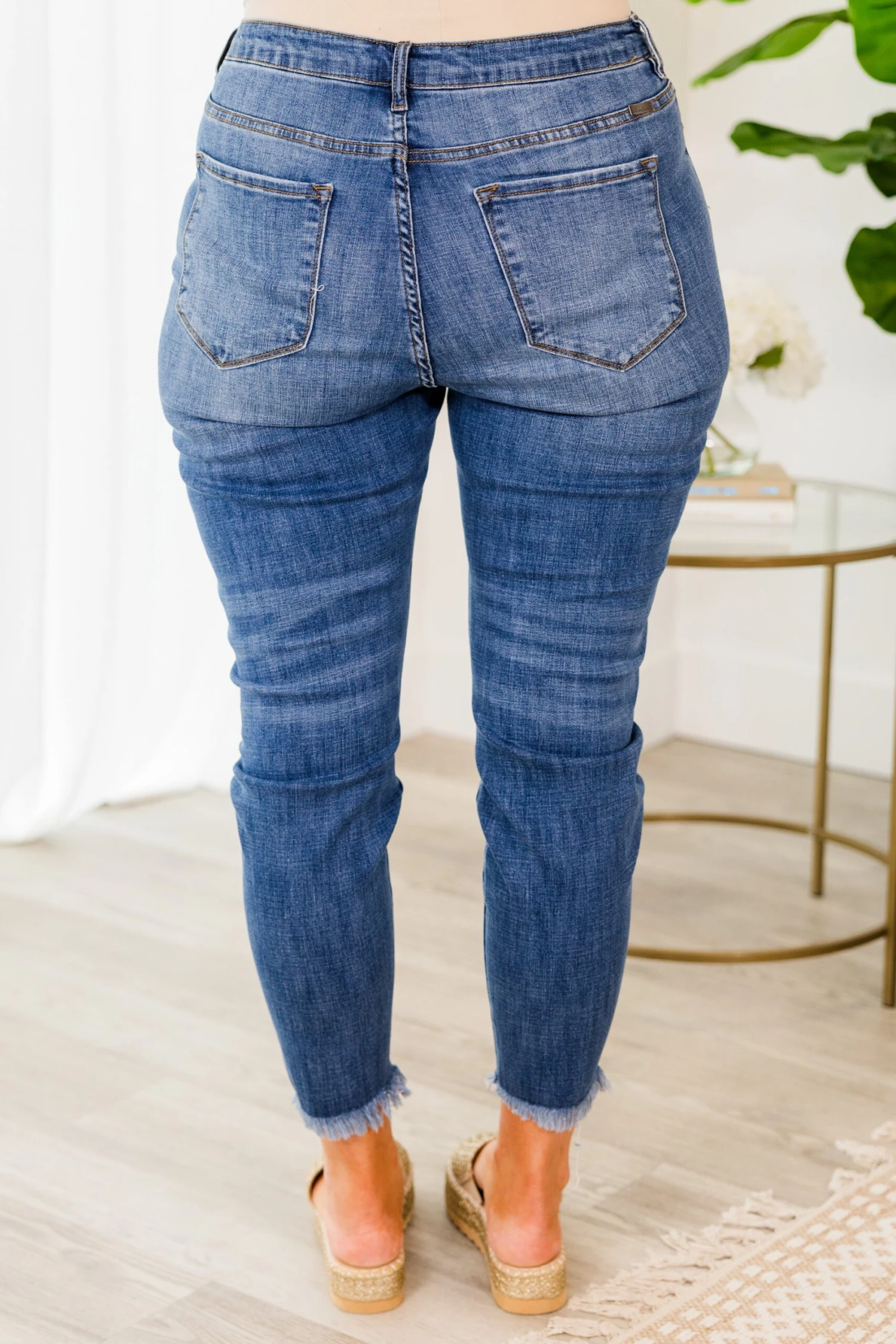 Busy Babe Jeans, Medium Wash 7 Busy Babe Jeans, Medium Wash - Image 5