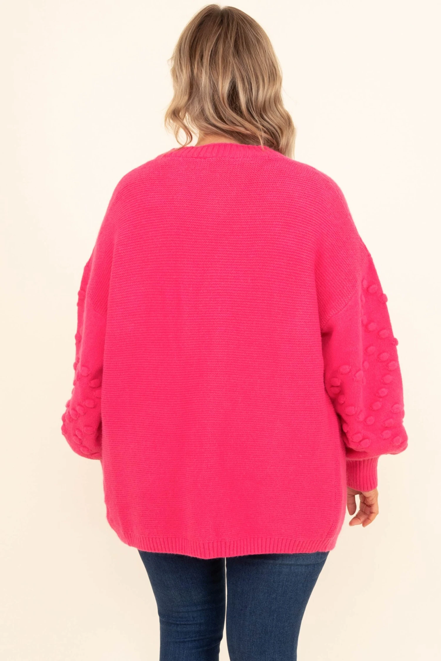Buying Daisies Cardigan, Hot Pink 7 Buying Daisies Cardigan, Hot Pink - Image 5