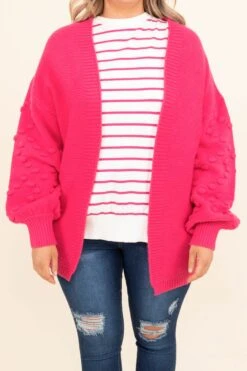 Buying Daisies Cardigan, Hot Pink 11 Buying Daisies Cardigan, Hot Pink -Chic Soul Store BuyingDaisiesCardigan HotPink 8821