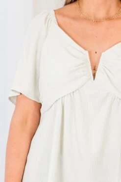 By Any Means Top, Light Sage -Chic Soul Store ByAnyMeansTop LightSage 3