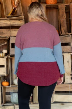 By The Book Sweater, Marsala-Burgundy -Chic Soul Store ByTheBookSweater Marsala Burgundy 6830