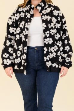 Cafe Conversations Jacket, Black -Chic Soul Store CafeConversationsJacket Black