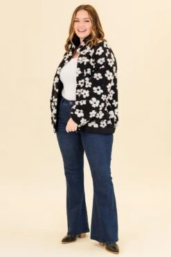 Cafe Conversations Jacket, Black -Chic Soul Store CafeConversationsJacket Black 5