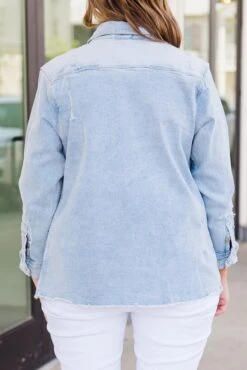 Call Back Jacket, Light Wash -Chic Soul Store CallBackJacket LightWash 2