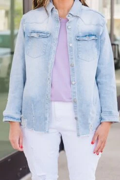 Call Back Jacket, Light Wash -Chic Soul Store CallBackJacket LightWash 3