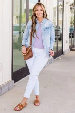 Call Back Jacket, Light Wash -Chic Soul Store CallBackJacket LightWash 5