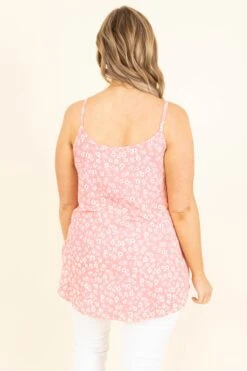 Call It A Crush Tank, Pink -Chic Soul Store CallItACrushTank Pink 9918