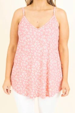 Call It A Crush Tank, Pink -Chic Soul Store CallItACrushTank Pink 9919