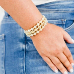 Call It Chic Bracelet Set, Natural