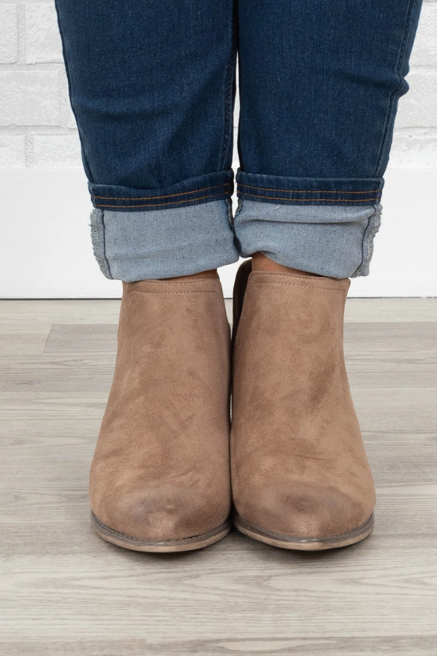 Call It Cute Booties, Taupe 6 Call It Cute Booties, Taupe - Image 4