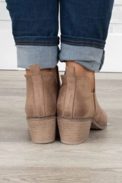 Call It Cute Booties, Taupe 12 Call It Cute Booties, Taupe -Chic Soul Store CallItCuteBooties Taupe 9551