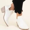 Call It Cute Booties, White -Chic Soul Store CallItCuteBooties White 9476