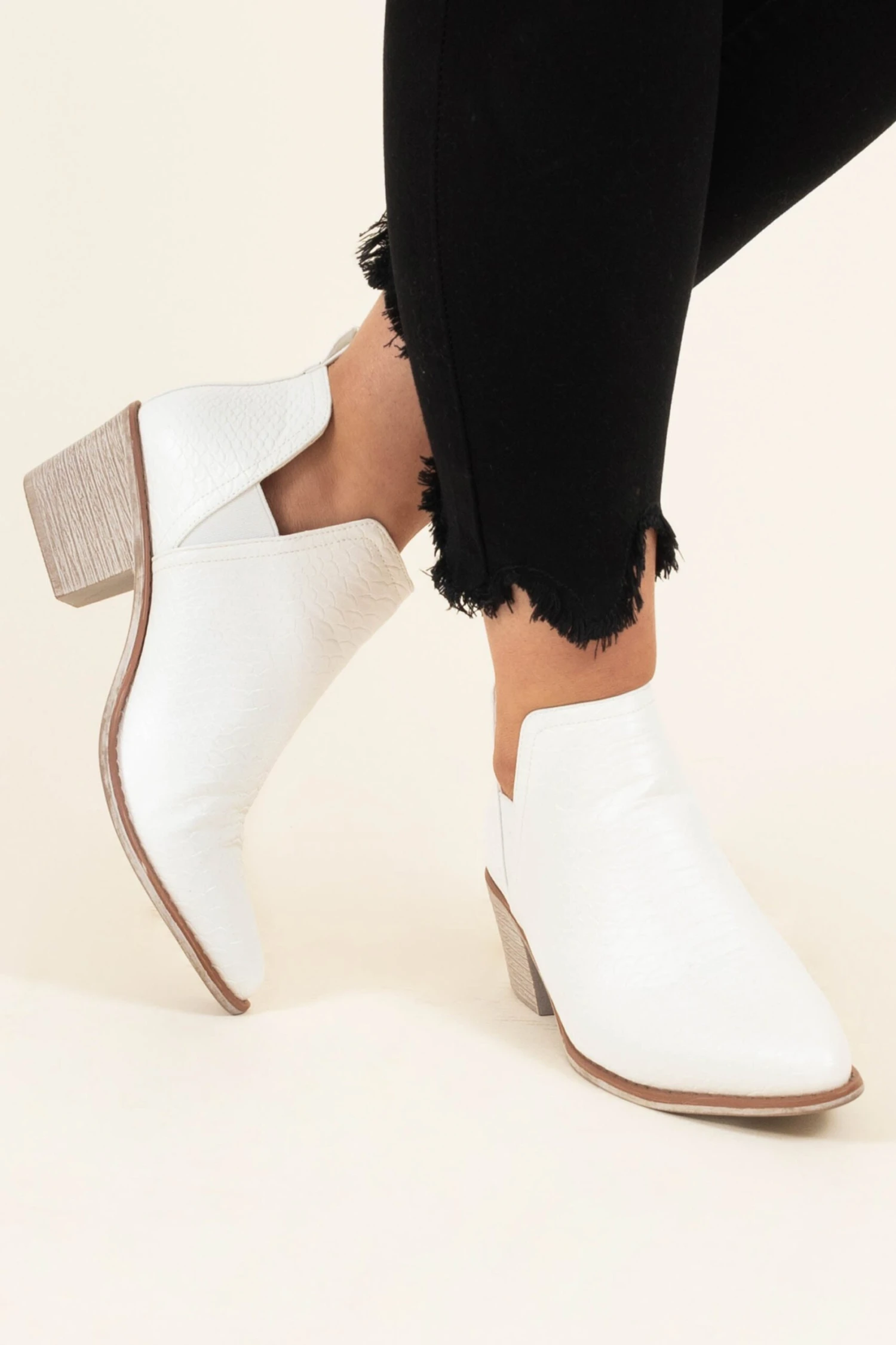 Call It Cute Booties, White 2 Call It Cute Booties, White