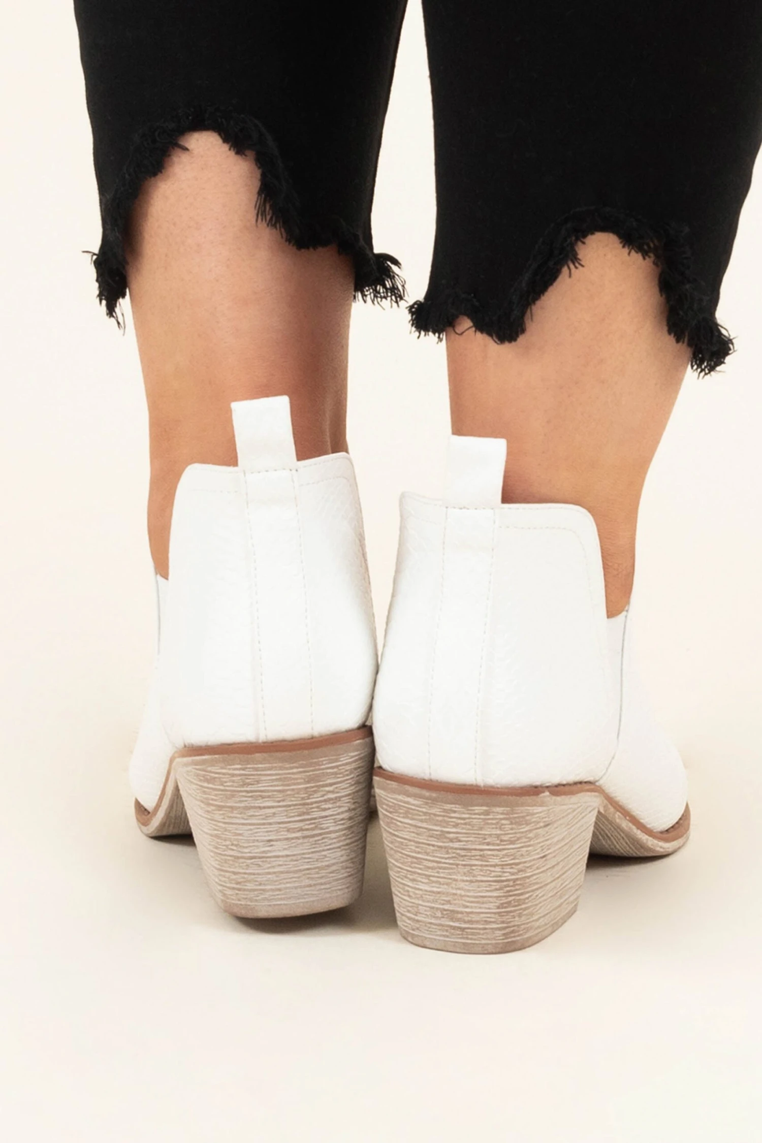 Call It Cute Booties, White 6 Call It Cute Booties, White - Image 5