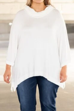 Call Me Angel Tunic, Ivory -Chic Soul Store CallMeAngelTunic Ivory 9792