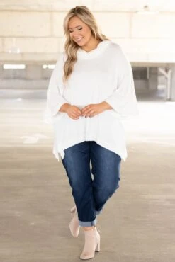 Call Me Angel Tunic, Ivory -Chic Soul Store CallMeAngelTunic Ivory 9795