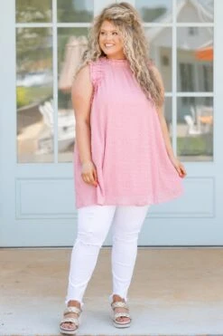 Call Me Sunshine Tunic, Pink -Chic Soul Store CallMeSunshineTunic Pink 3