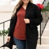 Calm Moments Cardigan, Black -Chic Soul Store CalmMomentsCardigan Black 7361